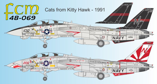 FCM FCM48069 1:48 Cats from USS Kitty Hawk Models
