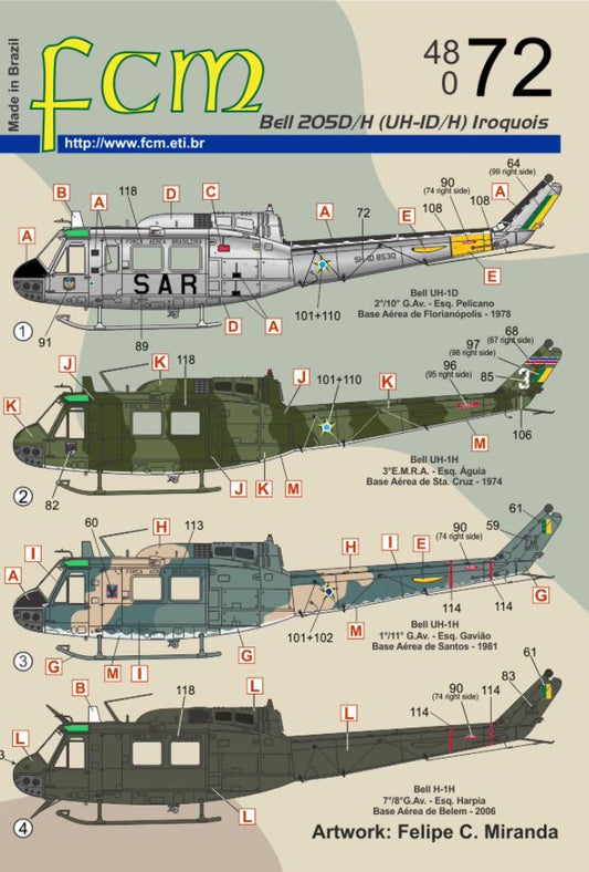 FCM FCM48072 1:48 Bell UH-1D/H
