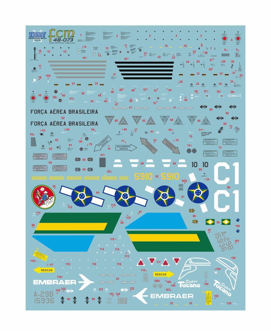 FCM FCM48073 1:48 Super Tucano