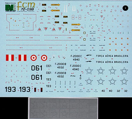FCM FCM72038 1:72 Dassault_Mirage 2000
