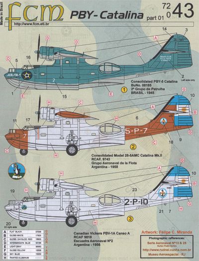 FCM FCM72043 1:72 Consolidated PBY Catalina