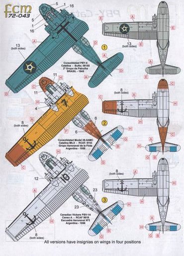FCM FCM72043 1:72 Consolidated PBY Catalina