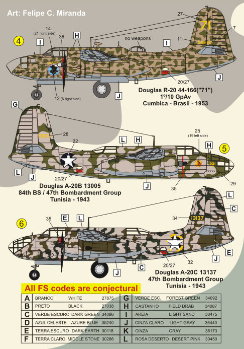 FCM FCM72045 1:72 Douglas A-20B/A-20C/A-20H