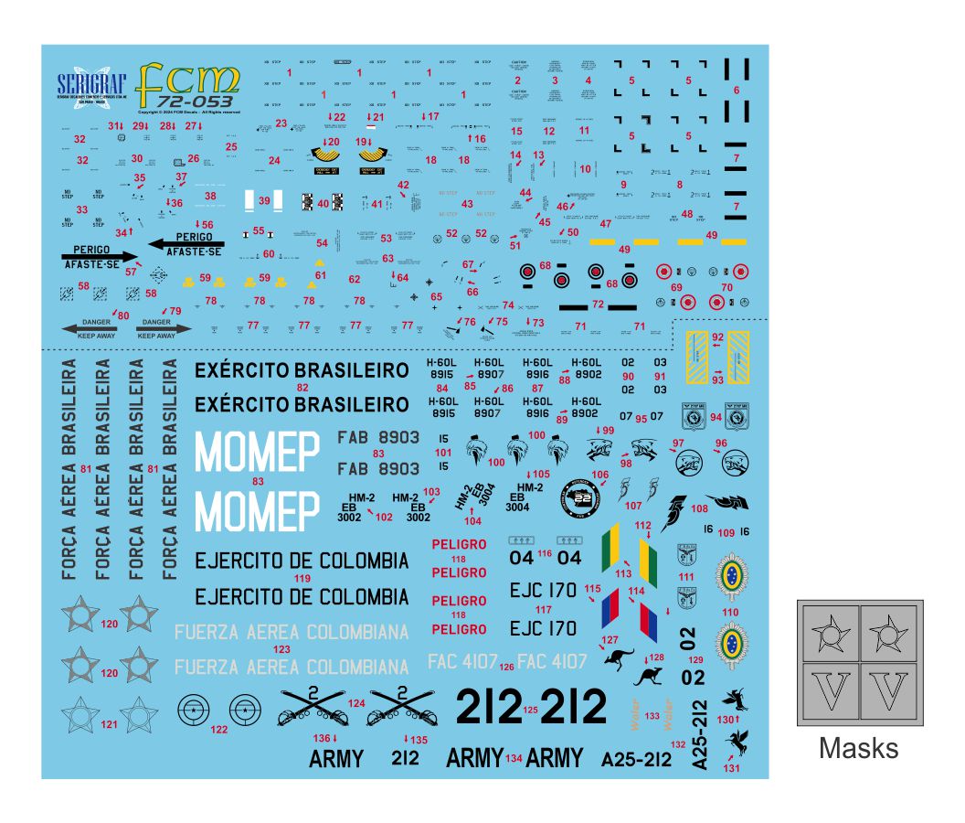 FCM FCM72053 1:72 Sikorsky H-60 Blackhawk