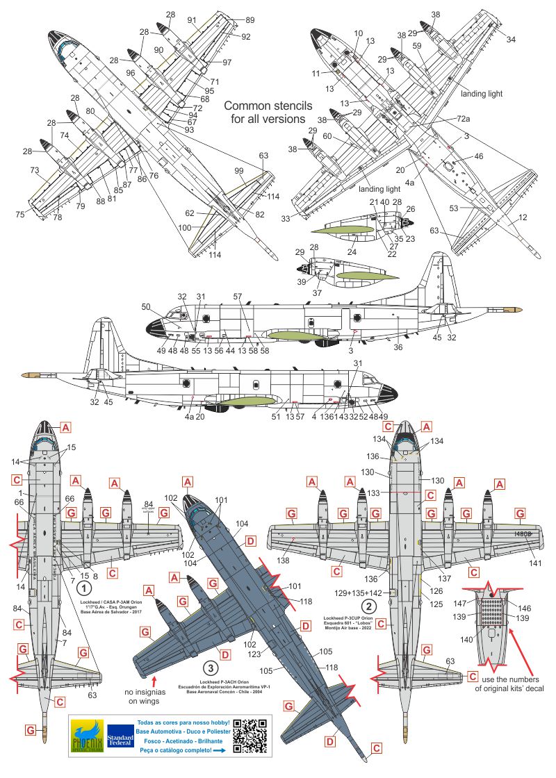 FCM FCM72055 1:72 Lockheed P-3C Orion