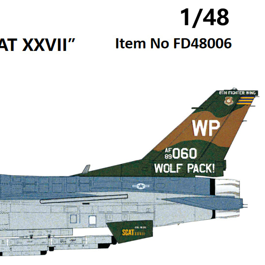 FabScale FD48006 F-16C Block 40 SCAT XXVII Gunsan 2024 1:48