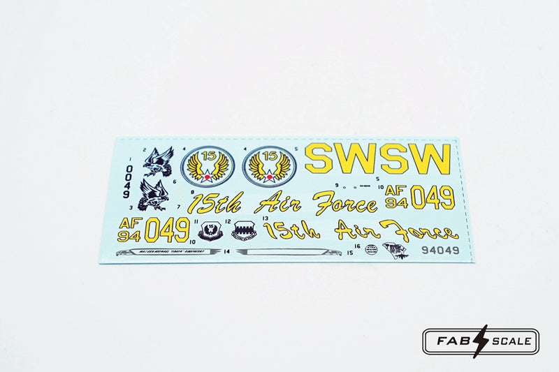 FabScale FD48008 F-16C Block 50 15th AF Shaw AB 2023 1:48