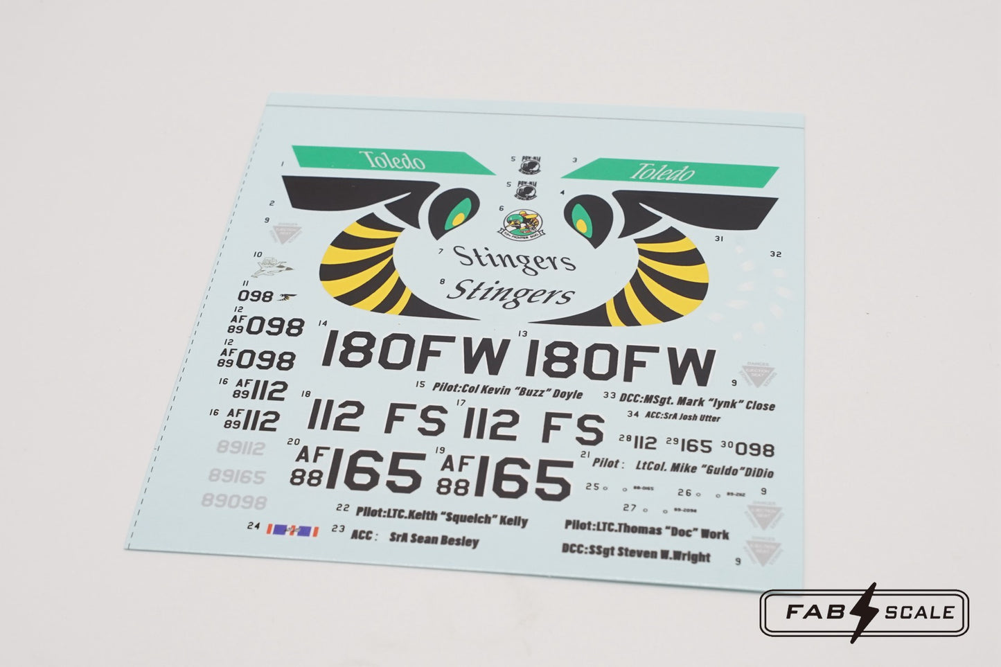 FabScale FD48015 F-16CM/DM Block 42 180th FW Stingers 2015 1:48