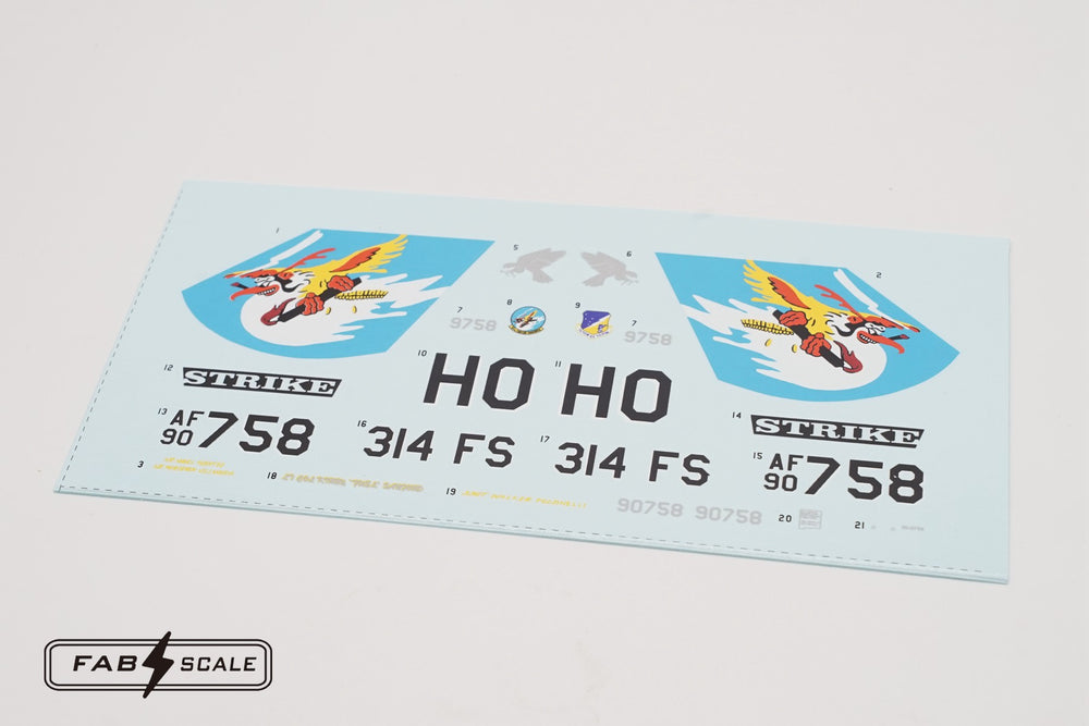 FabScale FD48018 F-16CM Block 42 314th FS Holloman 2023 1:48