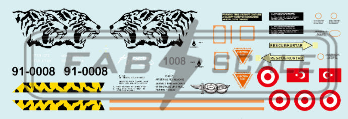 FabScale FD48039 F-16C Block 50 Turkey AF 192nd Filo 2024 1:48