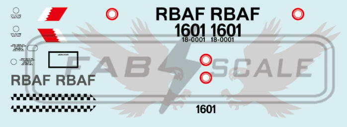FabScale FD48040 F-16V Block 70 Bahrain AF 192nd Filo 2024 1:48