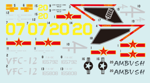 FabScale FD48068 F/A-18E/F Super Hornet VFC-12 Omars 2024 1:48