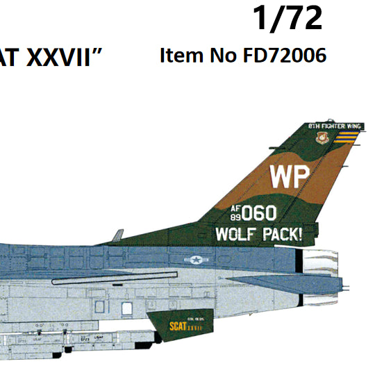 FabScale FD72006 F-16C Block 40 SCAT XXVII Gunsan 2024 1:72