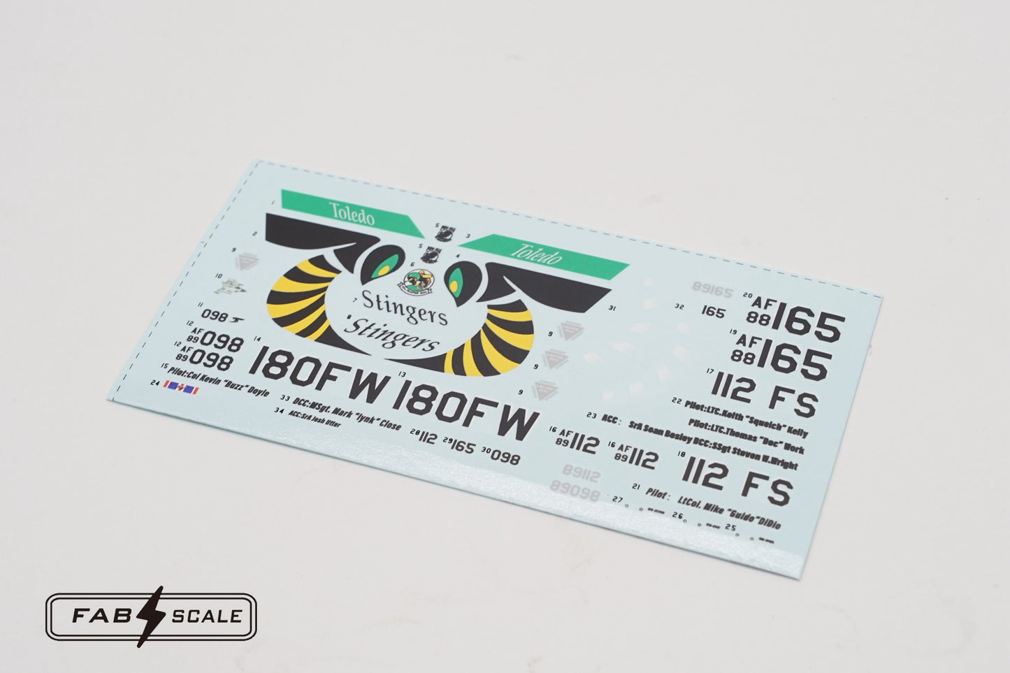 FabScale FD72015 F-16CM/DM Block 42 180th FW Stingers 2015 1:72