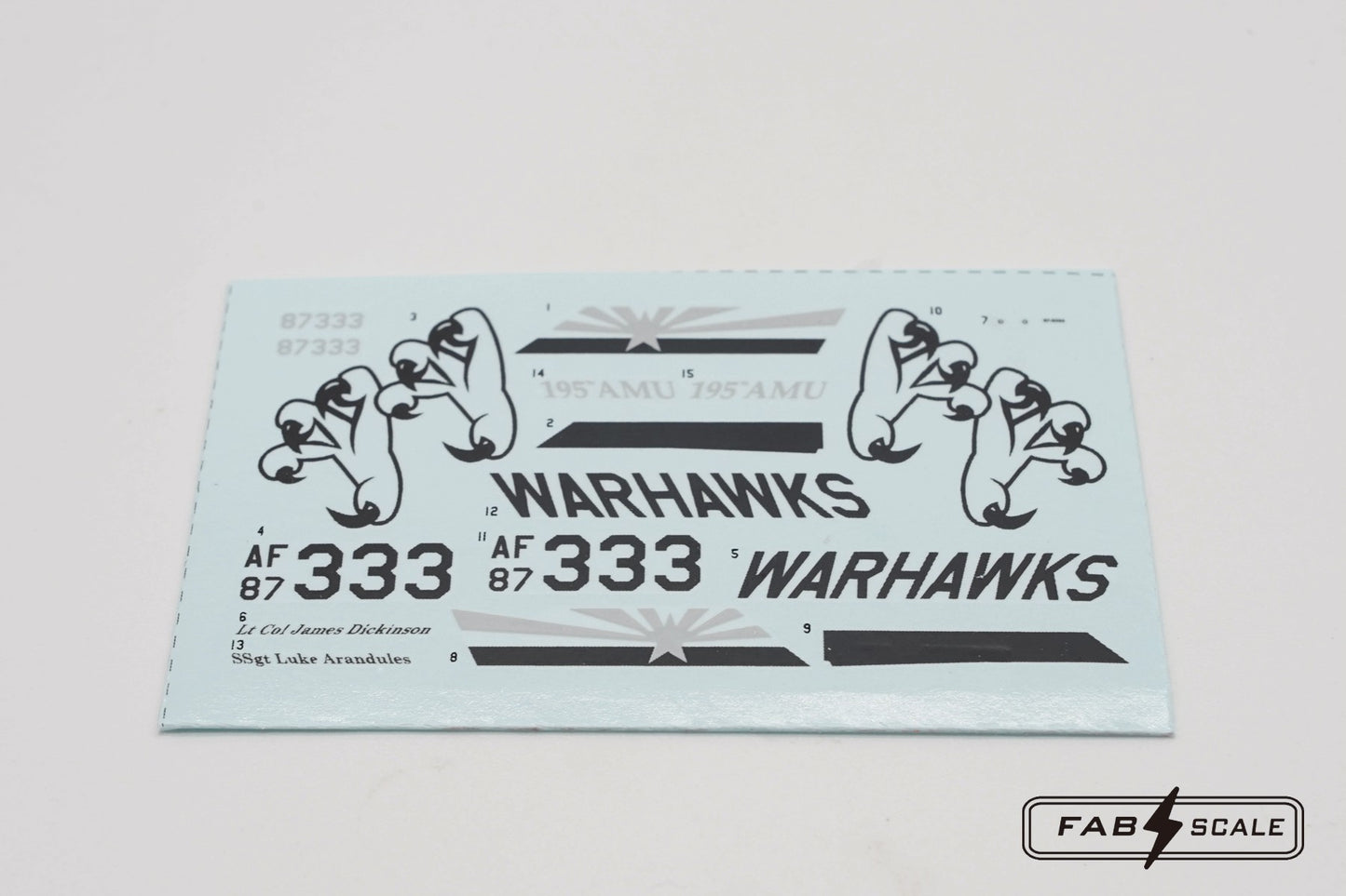 FabScale FD72020 F-16CM Block 32 195th FS Tucson 2021 1:72
