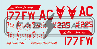 FabScale FD72035 F-16C Block 30 NJ Atlantic City 2023 1:72
