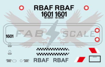 FabScale FD72040 F-16V Block 70 Bahrain AF Isa AB 2024 1:72