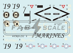 FabScale FD72070 AV-8B Harrier II+ VMA-231 Ace of Spades 2025 1:72