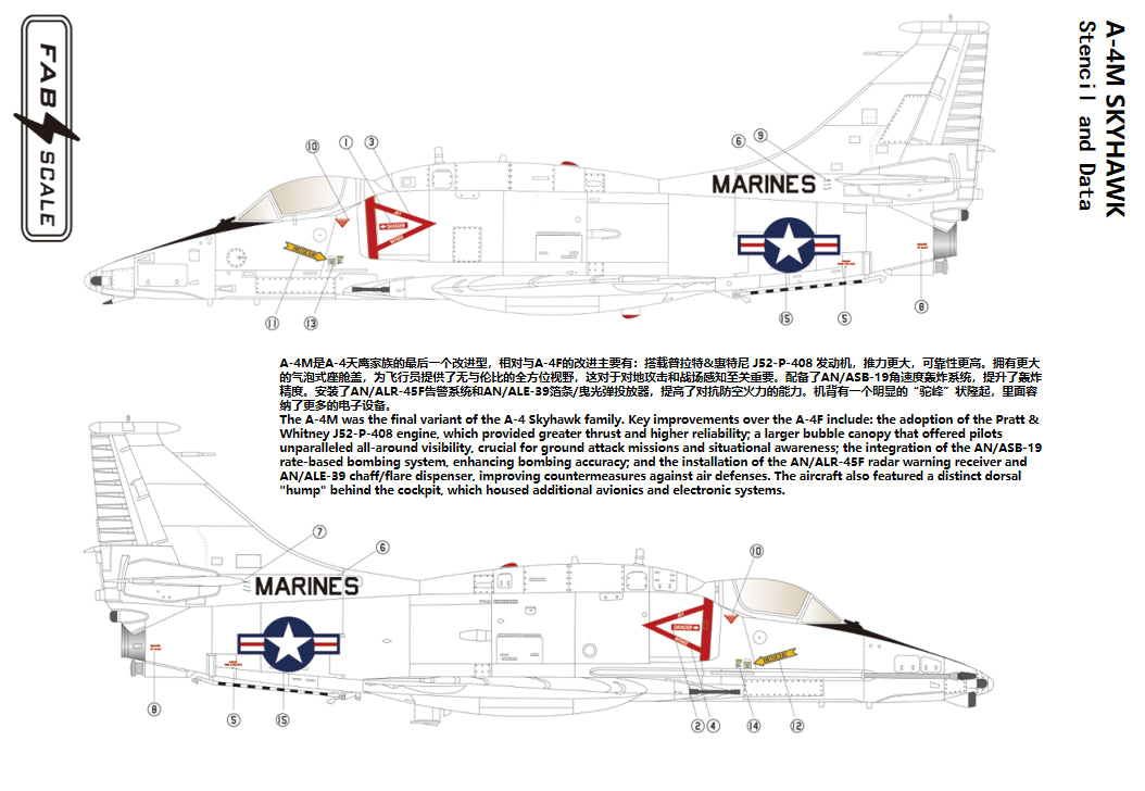 FabScale Studio FD72086 1:72 Douglas A-4M Skyhawk VMA-131 NASJRB Willow Grove