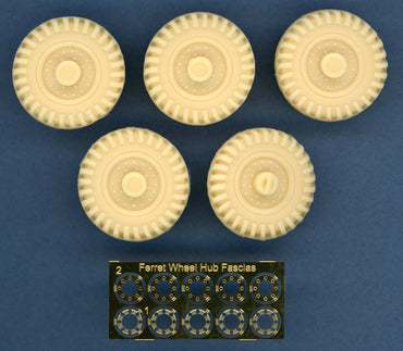 Flightpath UK FHP35002 1:35 Replacement Wheel Set Airfix Ferret Scout Car Mk.2