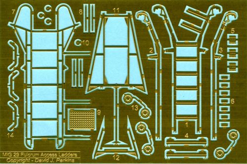 Flightpath UK FHP48210 1:48 Mikoyan MiG-29A/MiG-29UB 'Fulcrum' Access Ladders