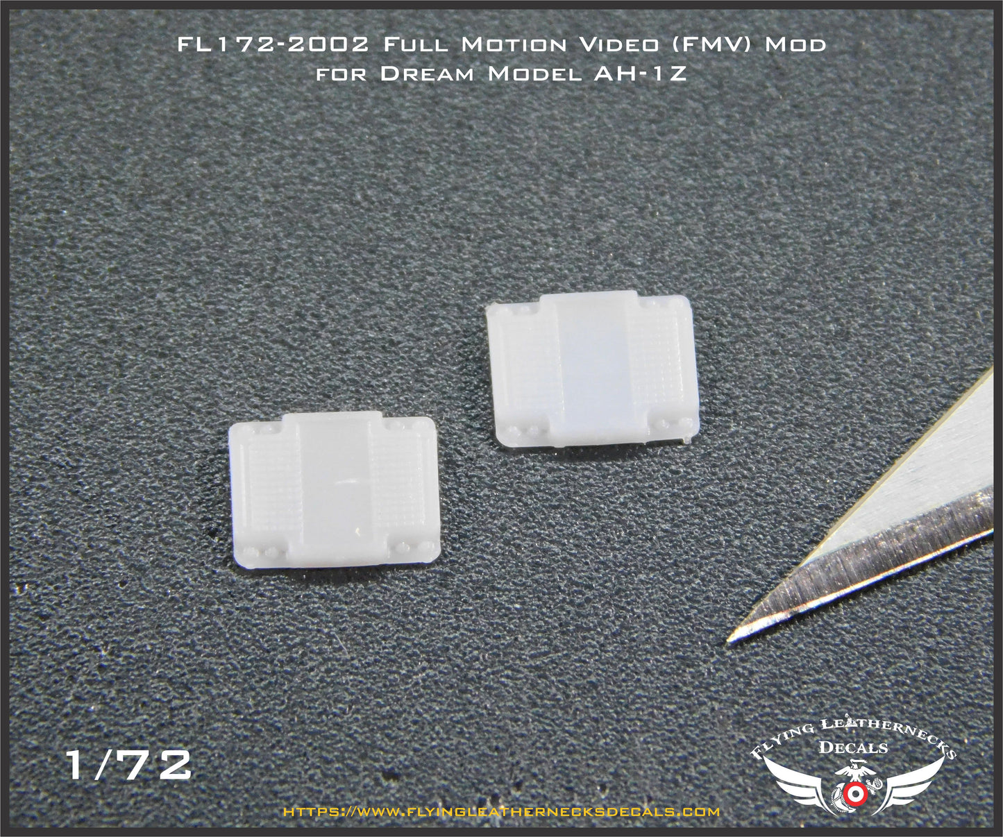 Flying Leathernecks FL172-2002 1:72 Bell AH-1Z/UH-1Y FMV Tail Mod
