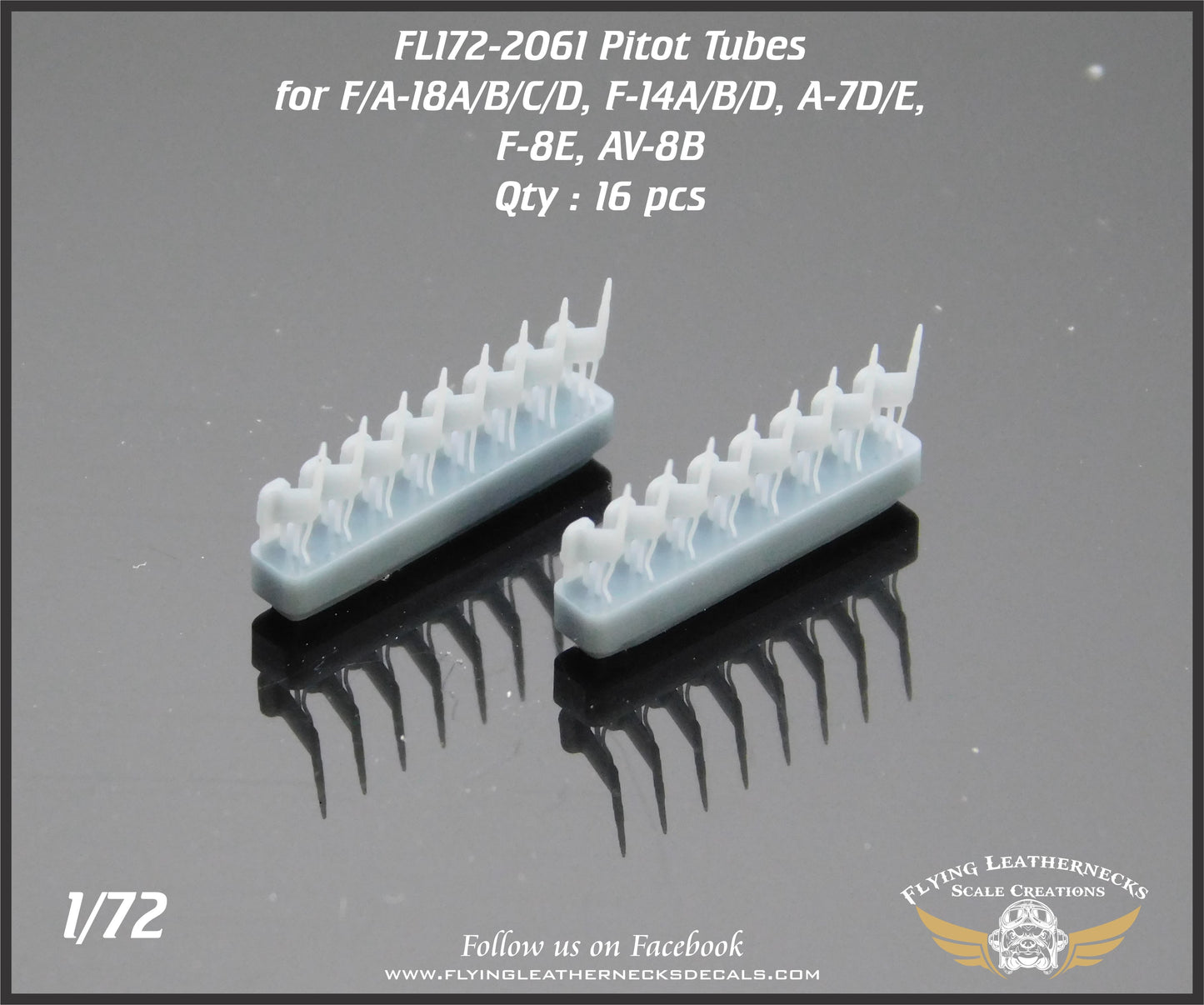 Flying Leathernecks FL172-2061 Corrected Pitot Tubes (Multi) 1:72