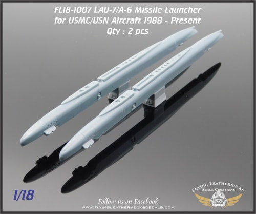 Flying Leathernecks FL18-1007 LAU-7/A-6 Missile Launchers AV-8B 1:18