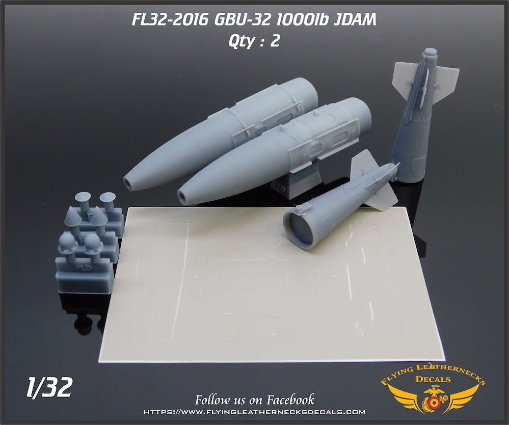 Flying Leathernecks FL32-2016 GBU-32 1000lb JDAM Set 1:32