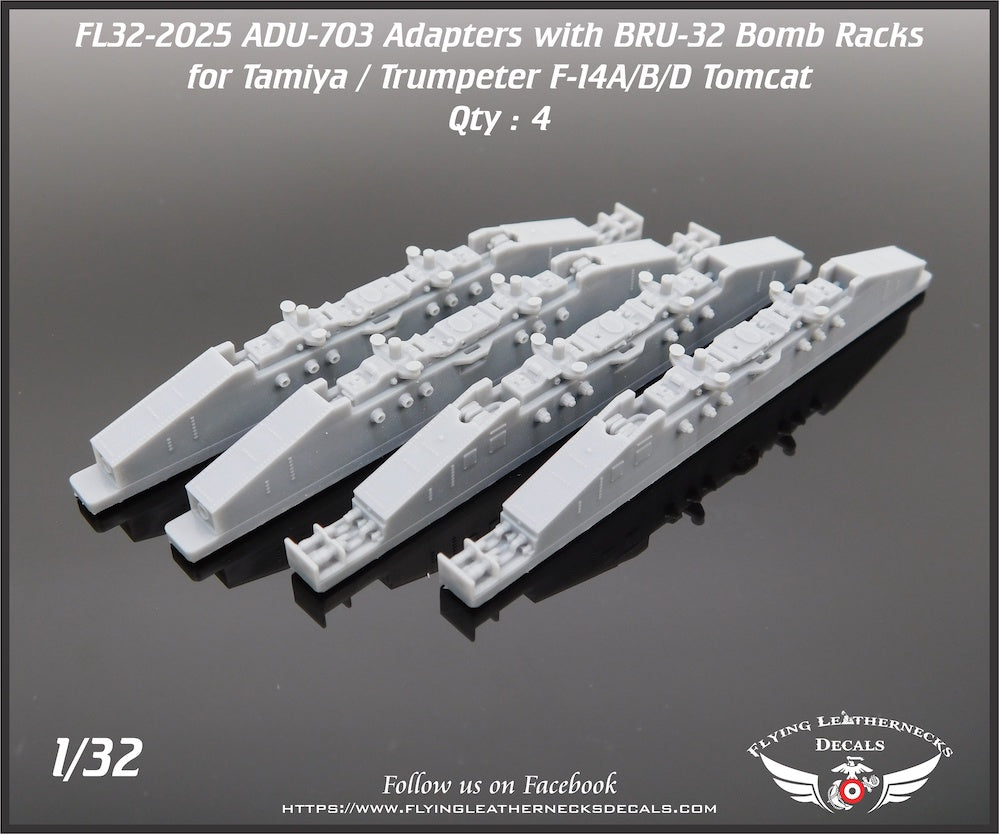 Flying Leathernecks FL32-2025 1:32 Grumman F-14A/F-14B/F-14D Tomcat Bomb Racks