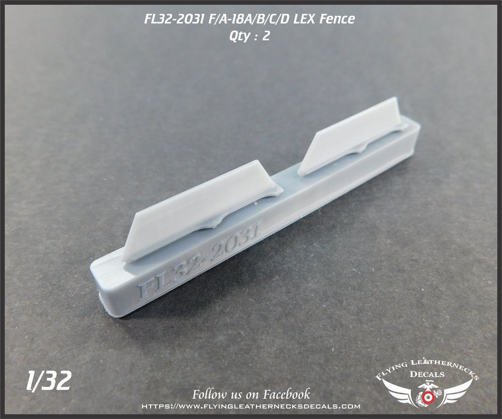 Flying Leathernecks FL32-2031 F/A-18A-D Hornet LEX Fence x2 1:32