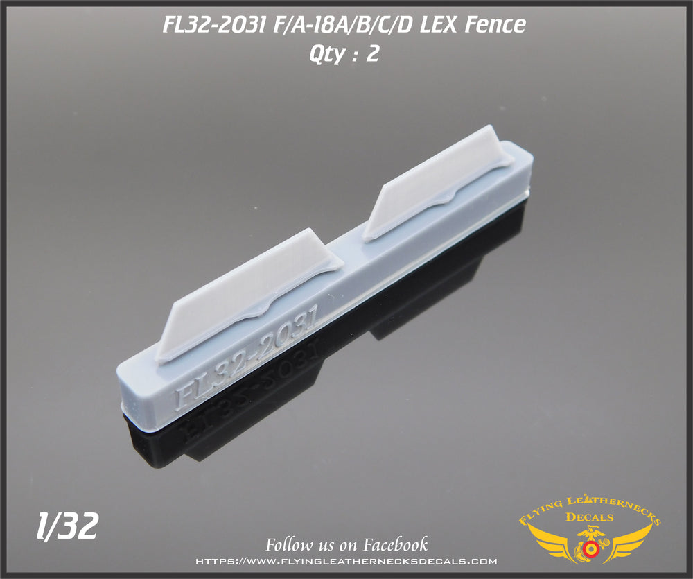 Flying Leathernecks FL32-2031 F/A-18A-D Hornet LEX Fence x2 1:32