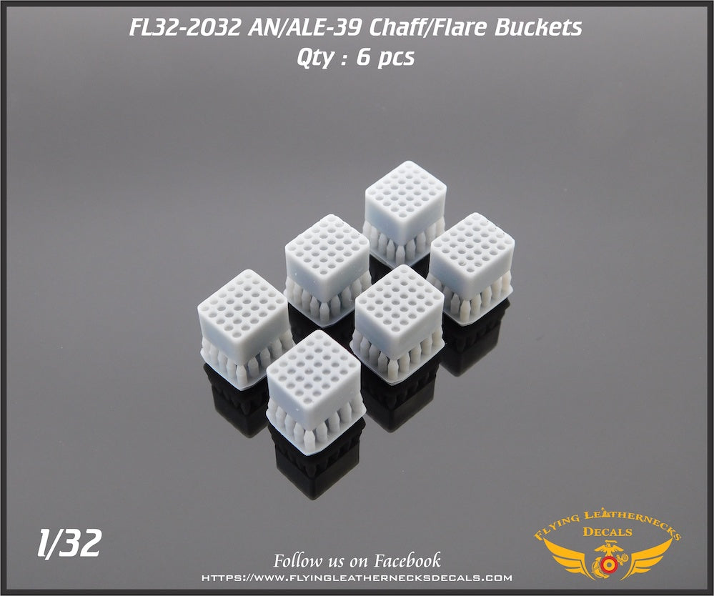 Flying Leathernecks FL32-2032 1:32 AN/ALE-39 Chaff/Flare buckets
