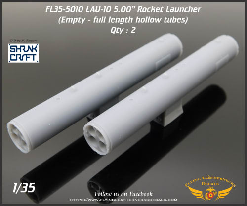 Flying Leathernecks FL35-5010 1:35 LAU-10 5.00" Rocket Launcher