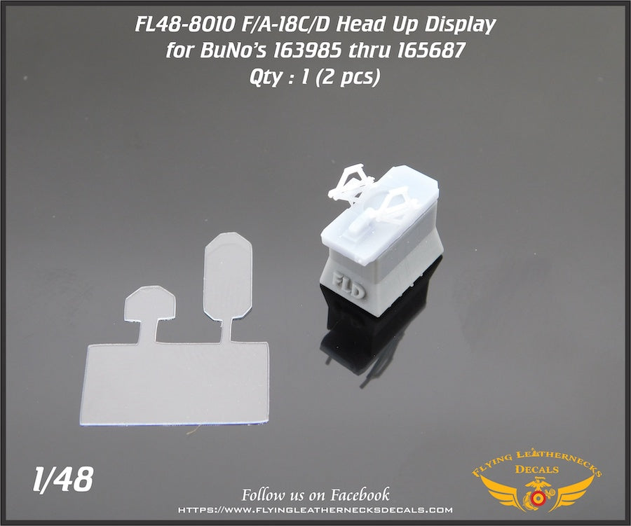 Flying Leathernecks FL48-8010 F/A-18A+/C/D Hornet HUD Upgrade 1:48