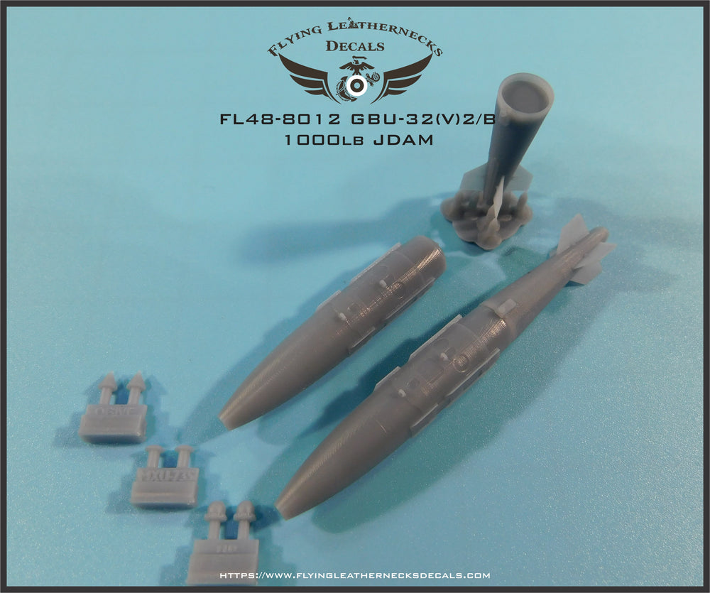 Flying Leathernecks FL48-8012 GBU-32 1000lb JDAM Set 1:48