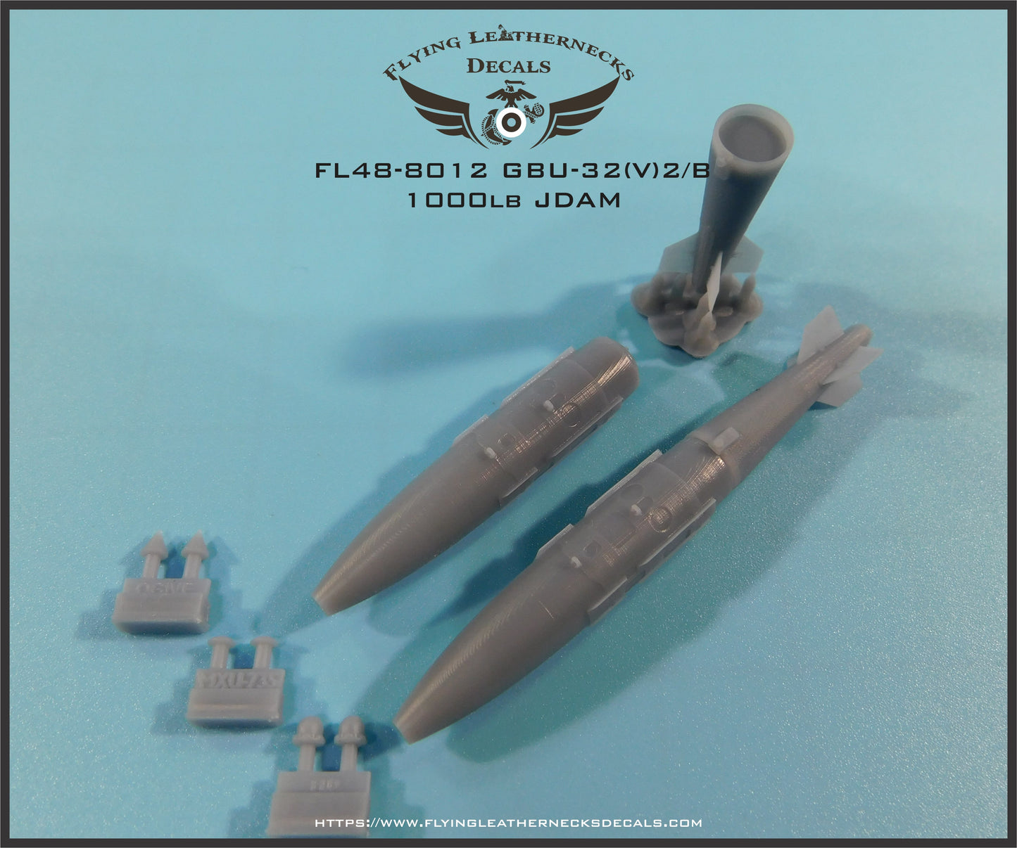 Flying Leathernecks FL48-8012 GBU-32 1000lb JDAM Set 1:48