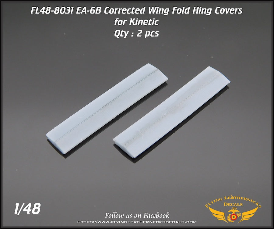 Flying Leathernecks FL48-8031 EA-6B Wing Fold Hinge Covers 1:48