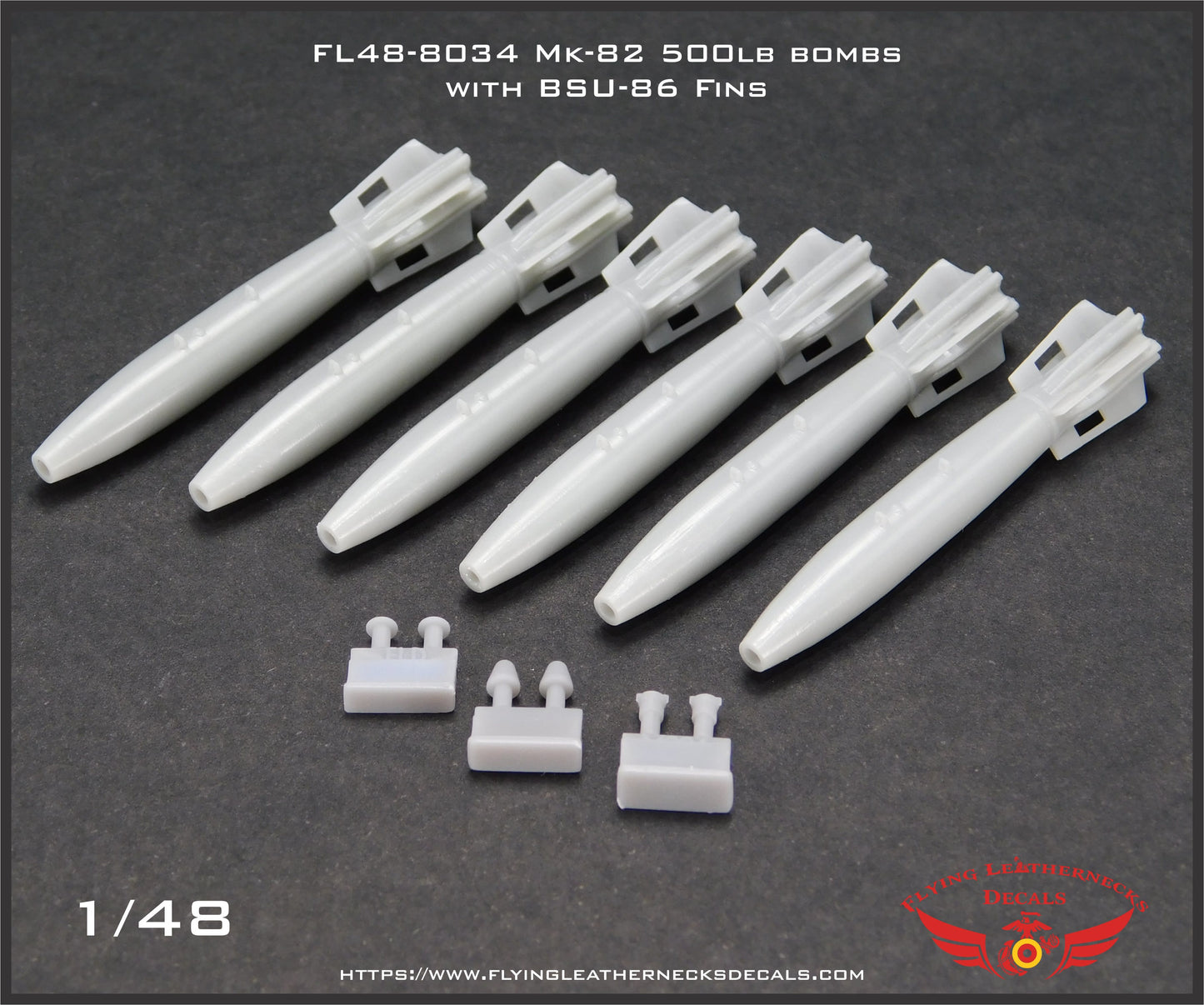 Flying Leathernecks FL48-8034 1:48 Mk-82 with BSU-86 retarded fin