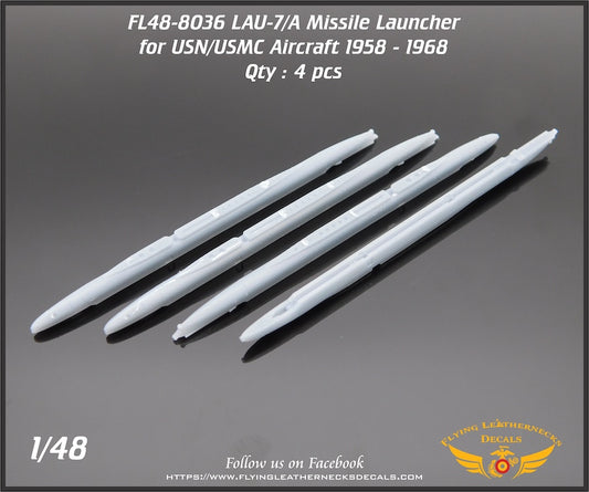 Flying Leathernecks FL48-8036 1:48 LAU-7/A missile launcher USN/USMC 1958-1968