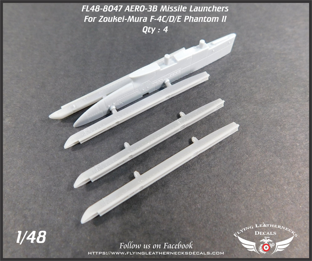 Flying Leathernecks FL48-8047 AERO-3B AIM-9B Launcher F-4C/D/E 1:48