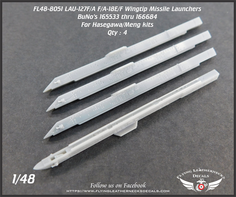 Flying Leathernecks FL48-8051 LAU-127F/A Wingtip Launchers 1:48