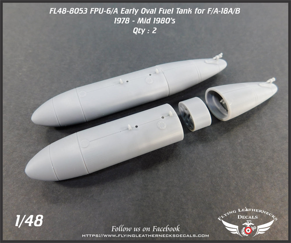 Flying Leathernecks FL48-8053 FPU-6/A Oval Fuel Tank F/A-18A/B 1:48
