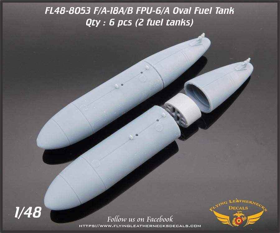 Flying Leathernecks FL48-8053 FPU-6/A Oval Fuel Tank F/A-18A/B 1:48