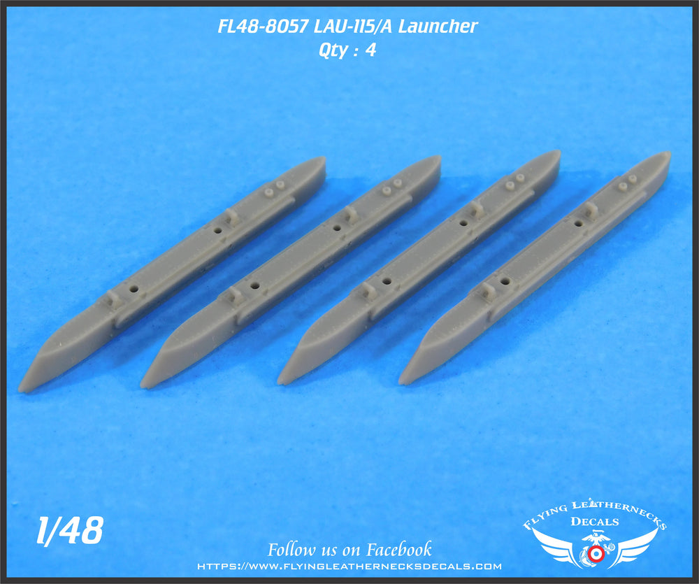 Flying Leathernecks FL48-8057 LAU-115/A Launcher (x4) 1:48