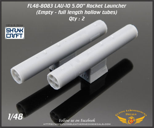 Flying Leathernecks FL48-8083 1:48 LAU-10 5.00" Rocket Launcher