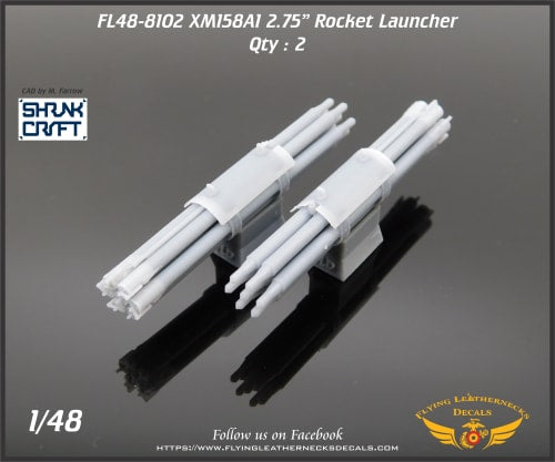 Flying Leathernecks FL48-8102 XM158A1 2.75" Rocket Launcher 1:48
