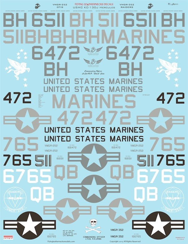 Flying Leathernecks FL48011 1:48 USMC Lockheed KC-130J Hercules,