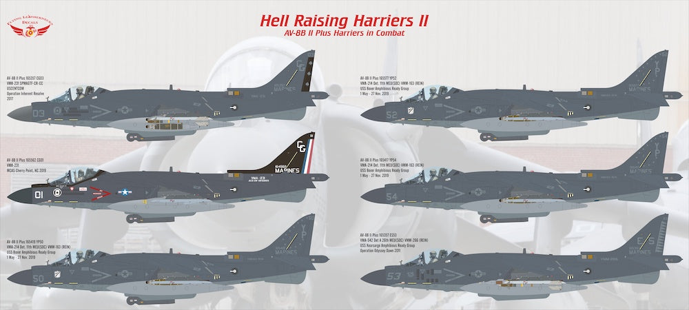 Flying Leathernecks FL48014 AV-8B II Plus Hell Raising Harriers 1:48