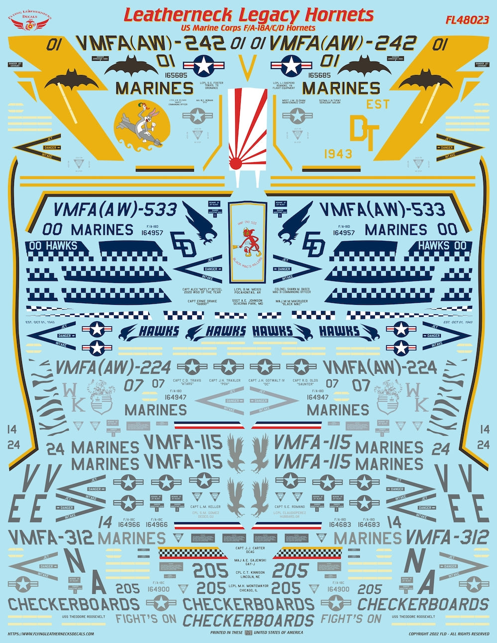 Flying Leathernecks FL48023 1:48 Leatherneck Legacy Hornets
